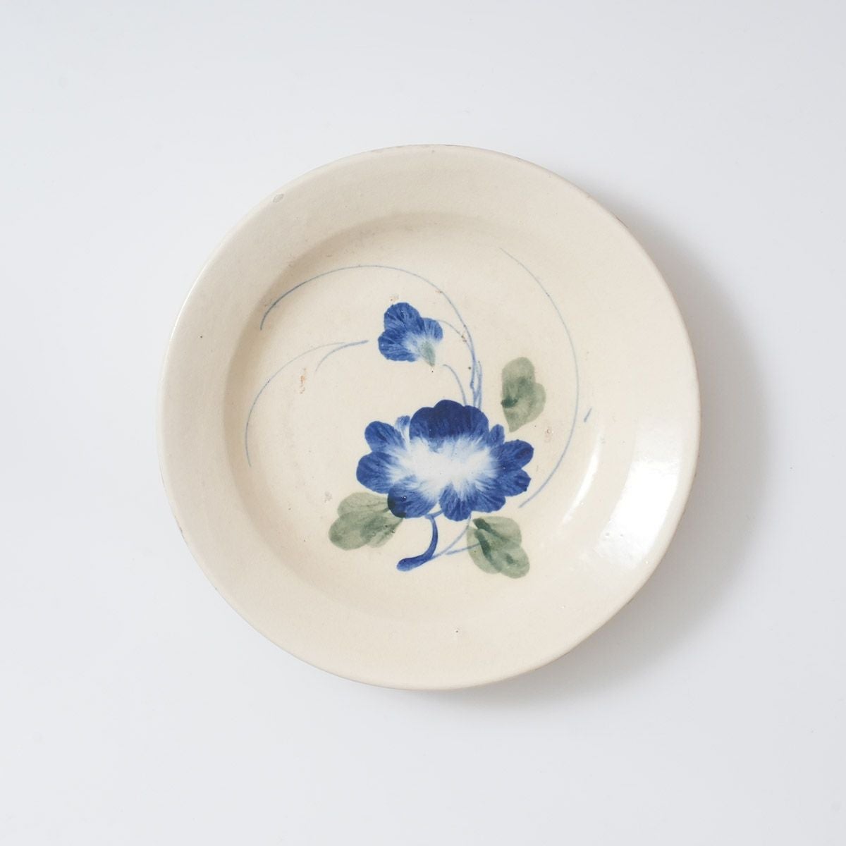ヴィンテージソンベ焼き♡青色花柄陶器ボウル2個セット ベトナム・ソンベ焼・青花・茶碗 | 旅するレトロ雑貨店 monochrome
