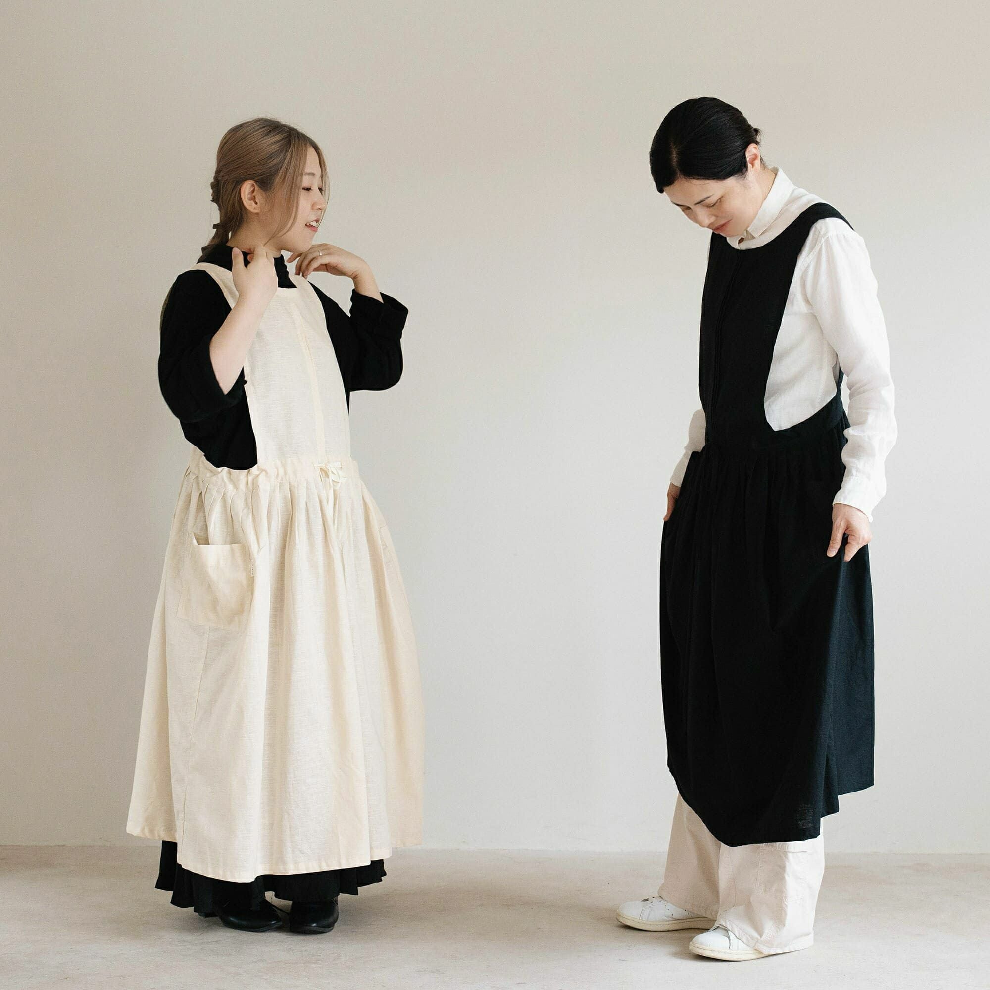 タックドレスエプロン ネコポス送料無料 2月末発送予定 予約商品